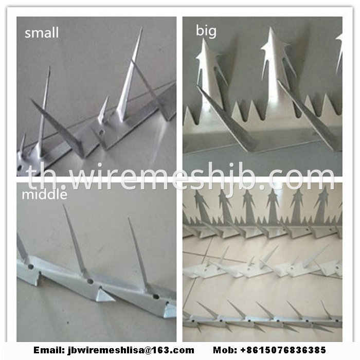 Powder Coated And Galvanized Wall Spike